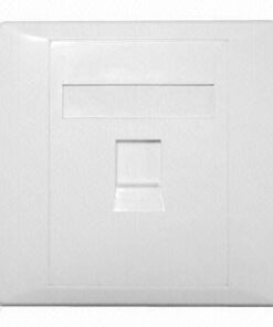 Network Faceplates; Single & Dual