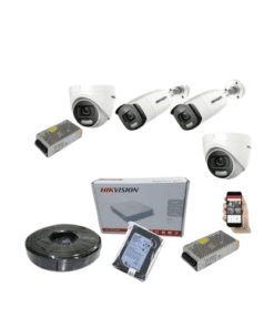 Hikvision Smart Hybrid CCTV Camera 4 Channel Full Kit