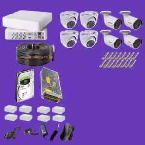 Hikvision 10 camera Kit