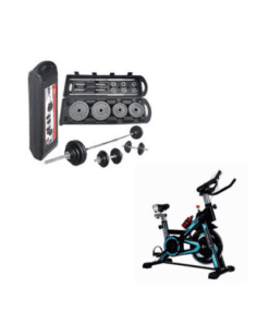 Ultimate Fitness Duo (Spin Bike + 50KG Dumbbell Set)