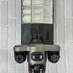 4G Solar Triple Lens “All PTZ” CCTV Camera + Street Light
