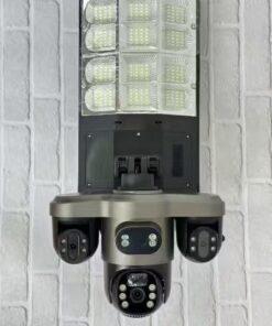4G Solar Triple Lens “All PTZ” CCTV Camera + Street Light