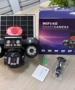 4K V380 4G Solar Powered Smart Alarm PTZ Security Camera