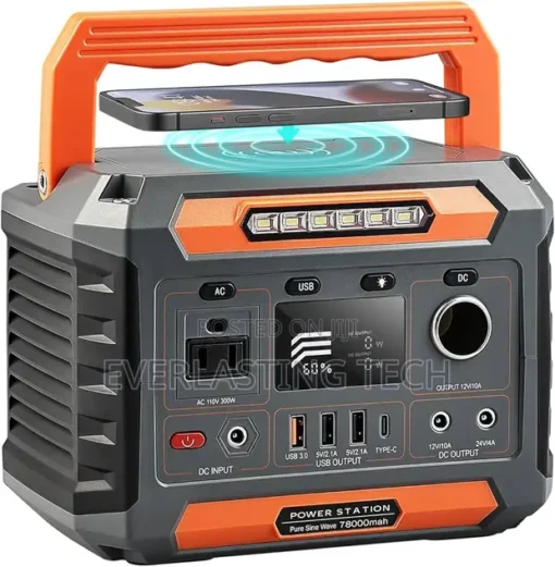 Portable solar generator 300w