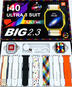 i40 Ultra 3 Suit 9-in-1 Smartwatch Set