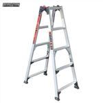 7 Step multifuctional foot adjustable ladder