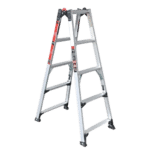 4 step multifuctional foot adjustable ladder