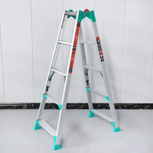 6 Step multifuctional foot adjustable ladder
