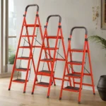 3 Step Steel folding ladder